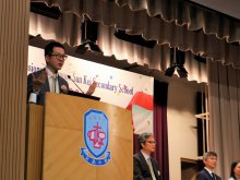 Rev. CHOI Hong-yi, Colon encouraging students to always have faith in Christ