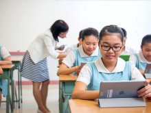 iPad facilitates students’ learning in our classrooms
