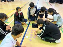 香港日本人學校中學部學生與宣基學生作文化交流